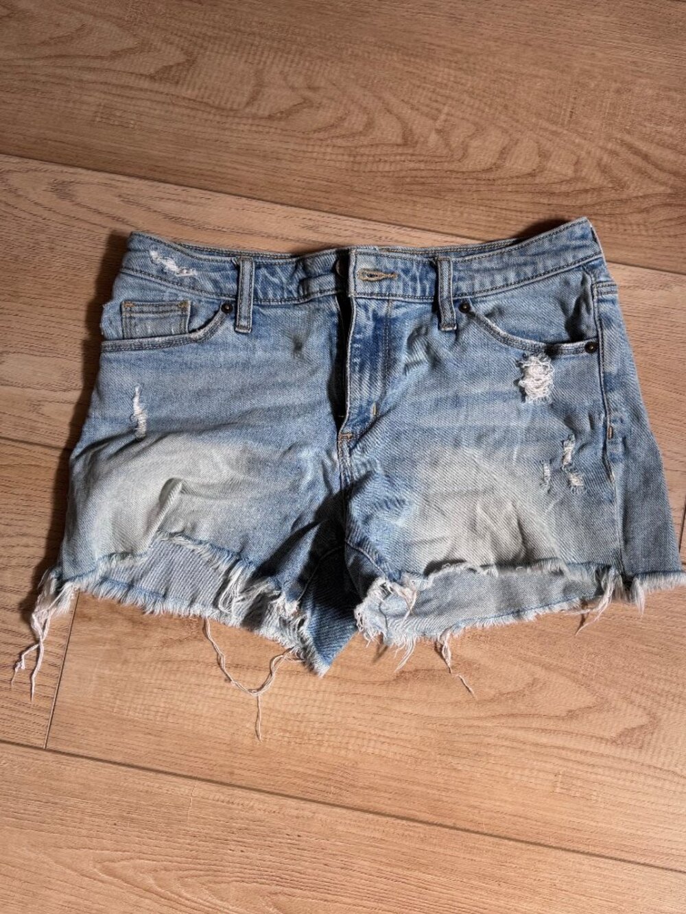 Universal Thread High Rise Shortie Jean Shorts